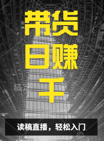 视频号技术直播带货， 会读稿就行，小白日入1000+极客联盟-网创项目资源站-副业项目-创业项目-搞钱项目极客联盟