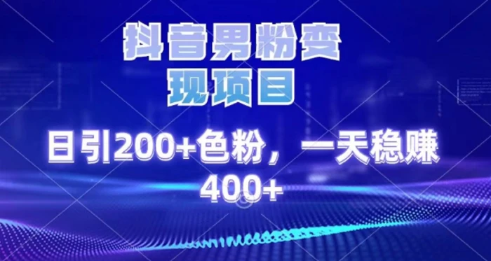 2025最新男粉项目 日引200 轻松月入2w+极客联盟-网创项目资源站-副业项目-创业项目-搞钱项目极客联盟