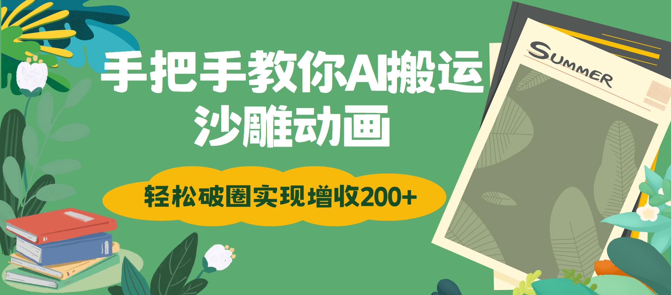 手把手教你用AI搬运沙雕动画轻松破圈实现增收200+极客联盟-网创项目资源站-副业项目-创业项目-搞钱项目极客联盟