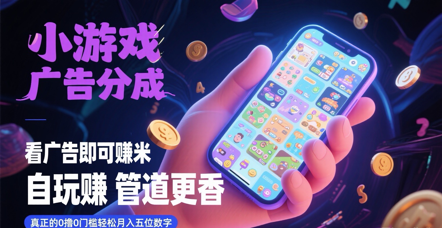看广告即可赚米 自玩赚 管道更香 真正的零撸零门槛极客联盟-网创项目资源站-副业项目-创业项目-搞钱项目极客联盟